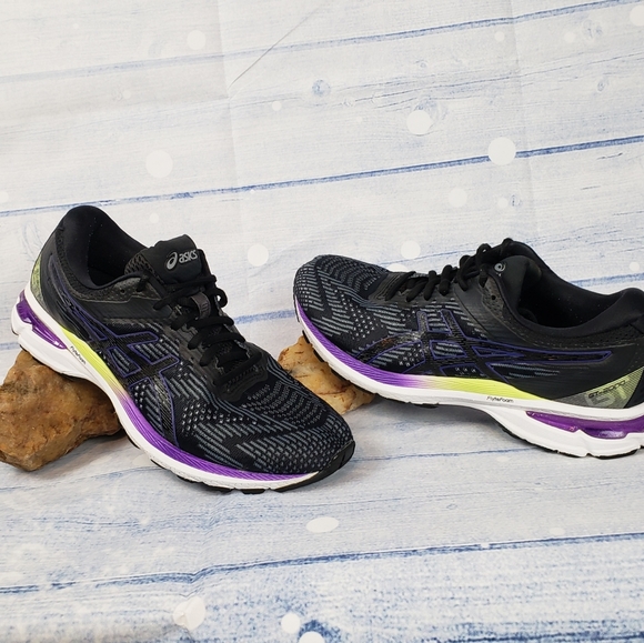 ASICS GT 2000 8 (Sz.9) women's Black & Purple Running Shoes, designed 4 strides - Picture 8 of 10
